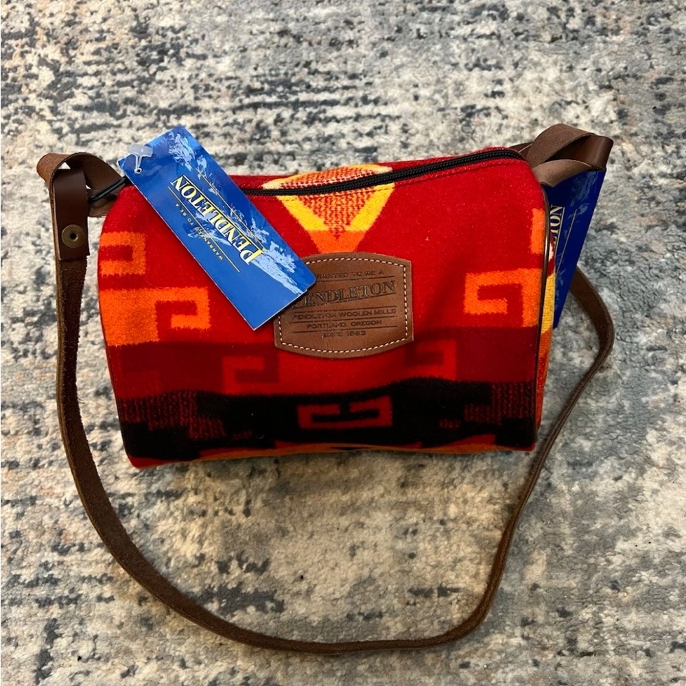 Pendleton Small Travel Bag Crossbody Purse - Wool Native Southwestern Print